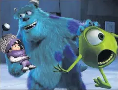  ??  ?? Monsters, Inc. has lost none of its power to charm in the eye-popping 3D format.