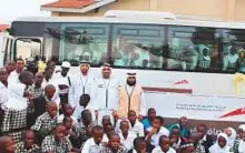  ?? Courtesy: RTA ?? RTA carried out its ‘Dubai Reaches out to Africa’ initiative in cooperatio­n with Al Futtaim Motors and Dar Al Ber Society.