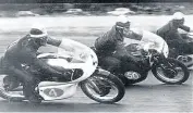  ??  ?? Another shot from Charterhal­l with me sandwiched between Geordie Buchan (4) and George Logan (8).