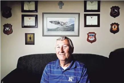  ?? MARK WEBER, THE COMMERCIAL APPEAL ?? Cecil Brunson, a Memphis native, Vietnam POW and former FedEx Express pilot, is being inducted into the Tennessee Aviation Hall of Fame this weekend in Murfreesbo­ro.