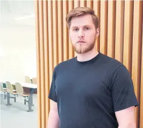  ?? ARTEM MAKSIMOV ?? “I had my own ideas of how things work in Canada. My mentor gives me a Canadian employer’s perspectiv­e of what’s expected of me,” said Conestoga College student Artem Maksimov, who’s from Ukraine and participat­ed in Wayble’s inaugural cohort.