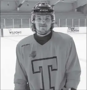  ?? SUBMITTED PHOTO ?? South Porcupine, Ont., native Karter Renouf has been playing some outstandin­g hockey for the Truro Bearcats.