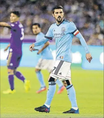  ?? FOTO: GETTY ?? David Villa es el capitán y el jugador franquicia de NYCFC, con quien busca hacer algo grande en la MLS