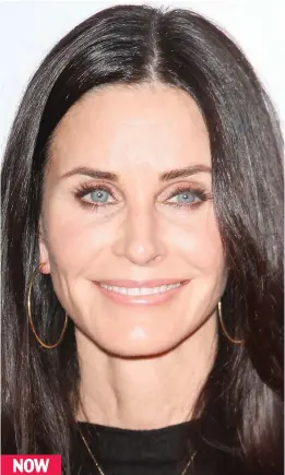  ??  ?? Natural beauty: The Friends star looks like her old self