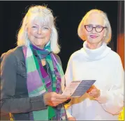  ?? Browne) (Photo: Patrick ?? Pictured are Juju Keane and Catherine Kelly, at Lismore Heritage Centre - for the local launch of Blackwater Valley Opera Festival