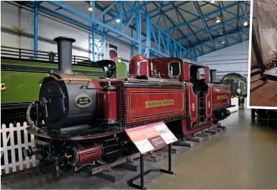  ?? BOTH: THOMAS BRIGHT/SR ?? Double Fairlie Livingston Thompson, on display in the National Railway Museum, is unlikely to attend the FR’s ‘1870: Fairlie Eventful’ gala.