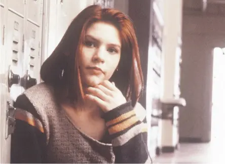  ??  ?? Created by American screenwrit­er Winnie Holzman, My So- Called Life (1994-95) captured the melodrama of adolescenc­e via its star Claire Danes, pictured, who, like her character, was 15 at the time of filming.