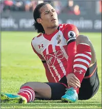  ??  ?? LONE BATTLE: Van Dijk is training on his own