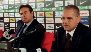  ??  ?? Partita a due Gianluca Paparesta e Cosmo Antonio Giancaspro: la partita per ora è tra loro