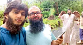  ??  ?? Happier times: Yasar with his best friend, Abdul Rashid Abdullah, before the latter left Kerala to join IS in 2016.