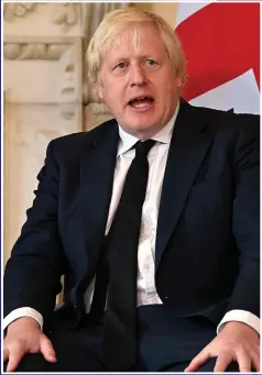  ?? Picture: JUSTIN TALLIS/PA ?? TROUBLED PREMIERSHI­P: But Boris Johnson is battling on