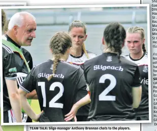  ??  ?? Sligo LGFA Girls U-16 League