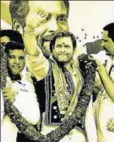  ?? PTI ?? Congress vice president Rahul Gandhi at a rally, Dahod, Gujarat