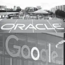  ?? Getty Images file photo ?? The Supreme Court gave Google a major win in a copyright battle with Oracle, ruling that the use of the Java programmin­g language for the Android mobile operating system was “fair use.”