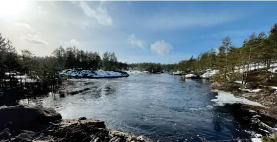  ?? FOTO: JAN TERJE SOLHAUG/CADRE ?? KRAFTVERK: Skjersfoss­ane i Birkenes blir stedet for et nytt vannkraftv­erk.