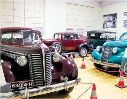  ?? ?? It was almost like stepping back in time for some parts of the exhibit, with some of these vehicles dating back to the 1920s.