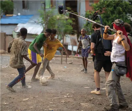  ?? ?? Tournage du Destin de Mo. Novembre 2020. Photo Marion Joly