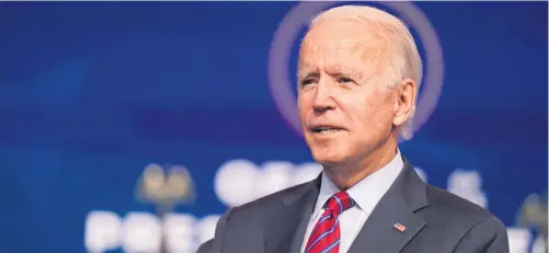  ??  ?? Choices: US President-elect Joe Biden has been busy assembling his new team