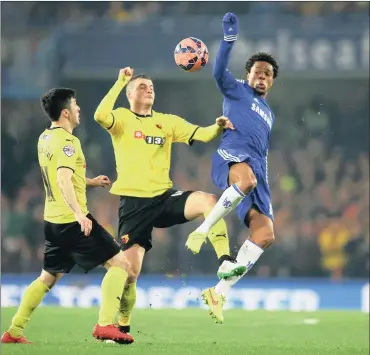  ?? Picture: GALLO IMAGES ?? IT WAS JUST A SPEED BUMP: Chelsea forward Loic Remy tries to control a pass in a FA Cup match against Watford last week. The French striker is confident his team will bounce back after their 5-3 whipping at the hands of Spurs.