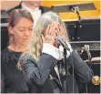  ?? FOTO: AFP ?? Mitten im Lied stockte Patti Smith kurz.