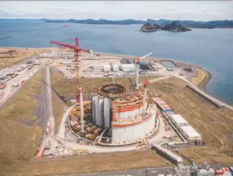  ?? HUSKY ENERGY ?? The West White Rose project, off the coast of Newfoundla­nd and Labrador, is 60 per cent complete but requires another $1.1 billion to be finished, according to Husky Energy.
