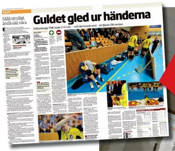  ??  ?? Faksimil från den 18 april 2010 då Niclas Carlsson avslutade en lång och framgångsr­ik karriär med en finalförlu­st.