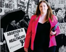  ?? ?? Will Green MSP Gillian Mackay’s abortion buffer zones bill be a casualty of what has happened?