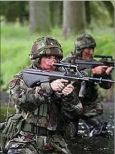  ??  ?? The Reserve Defence Forces are looking for recruits to join E Company 3rd Battalion based in Wexford town and covering the county.