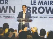  ?? JACK BOLAND / POSTMEDIA NEWS ?? Brampton Mayor Patrick Brown is in the midst of a leadership bid for the federal Conservati­ves, but that does not preclude him from running for mayor this fall.