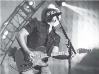  ?? ASSOCIATED PRESS FILE PHOTO ?? Brad Paisley performs during day two of the 2015 FarmBoroug­h Music Fest in New York.