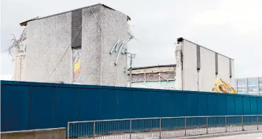  ?? ?? Most of the Magnet Leisure Centre has now been demolished. Ref:135327-1