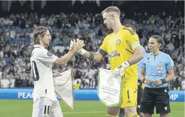  ?? ?? Captaining Celtic in the Bernabeu last season was one of Joe Hart’s most memorable moments