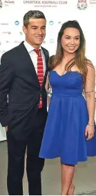  ?? MIRROR ?? DEMI KUOTA: Philippe Coutinho (kiri) dan istrinya, Aine.
