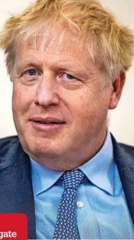  ?? PM Boris Johnson ?? UNDER PRESSURE