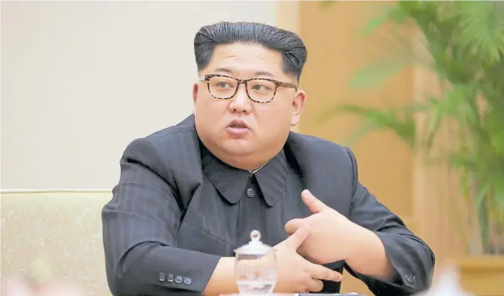  ?? EFE ?? Giro. El líder norcoreano, Kim Jong-un, acentúa la apertura diplomátic­a con el objetivo de lograr un acuerdo tanto con su vecina Corea del Sur como con Estados Unidos.