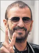  ??  ?? ‘Get on with it’.. Ringo yesterday