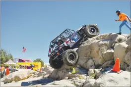  ??  ?? Mackenzie Duncan rock crawling.