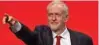  ?? - Reuters ?? CONFERENCE: UK’s opposition Labour Party Leader Jeremy Corbyn waves after his keynote speech at the Labour Party Conference in Brighton, Britain, on Wednesday.