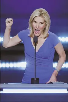  ?? Abacapress.com file photo ?? IN THE HOT SEAT: Fox News host Laura Ingraham is on ‘Easter vacation’ this week.