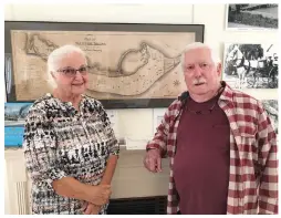  ??  ?? Betty Anholt and Charles LeBuff recently spoke at the museum about Sanibel’s and Captiva’s history of conservati­on.