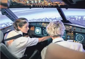  ?? THOMAS_EYEDESIGN/GETTY IMAGES ?? Pilots who have been out for more than 90 days must return to the simulator for training before being cleared to fly passengers.