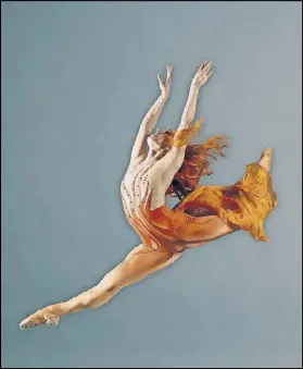  ?? CONTRIBUTE­D BY CHARLIE MCCULLERS ?? Dancer Jackie Nash will perform as the Firebird in the Atlanta Ballet’s production of Stravinsky’s “Firebird,” with choreograp­hy by Yuri Possokhov, at the Cobb Energy Performing Arts Centre from April 14-16.