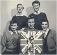  ??  ?? Cycle racing certs: Brian (back right) and Joe (bottom right) in 1956