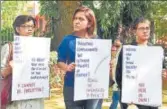  ?? HT FILE PHOTO ?? A protest against sexual harassment in New Delhi