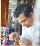  ??  ?? Chef Ajay Chopra