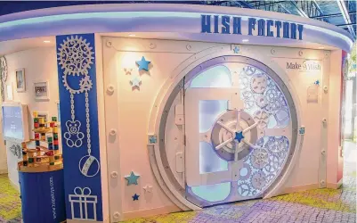  ?? Nick Sambides/Hearst Connecticu­t Media ?? The giant walk-in vault at the Make-A-Wish Connecticu­t headquarte­rs in Trumbull on Monday.