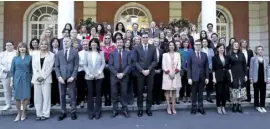  ?? Photo: Moncloa ?? The meeting on violence against women