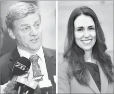  ??  ?? A file combo of English (left) and Ardern taken in Wellington. — AFP photo