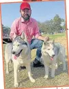  ?? ?? Harsh Rahuvanshi with his pets