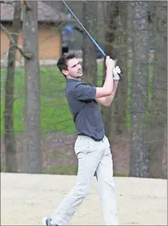  ?? ♦ Scott Herpst ?? LaFayette senior Scott Smith paced the Ramblers with a 39 during their seasonopen­ing match against Northwest last week at the LaFayette Golf Course.